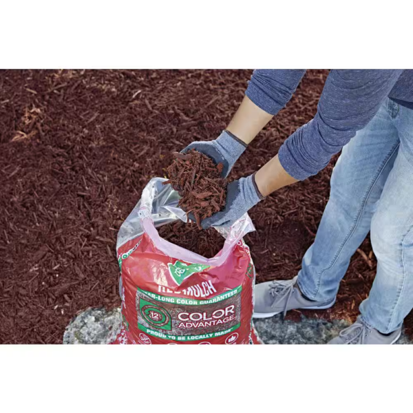 1.5 Cu. Ft. Red Wood Shredded Bagged Mulch - Image 5