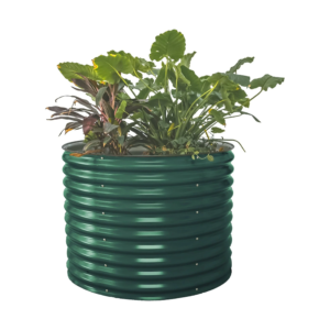 32" Extra Tall 42" Wide round Metal Raised Garden Bed Kit-British Green