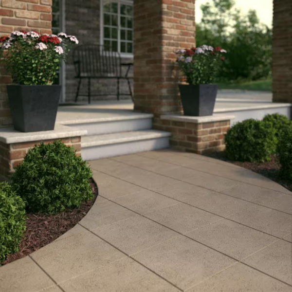 12 In. X 12 In. X 1.57 In. Rustic Blend Concrete Step Stone (168-Pieces/168 Sq. Ft./Pallet) - Image 2