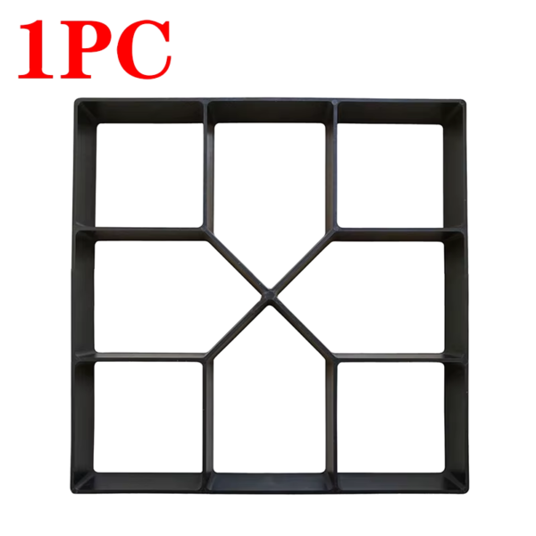 Garden Paving Mold Floor Mold Tool Walking Pavement Concrete Mold Paving Cement Brick Stone Road Floor Molding Machine Mold - Image 9