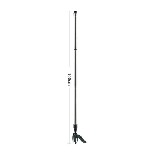 Vibe Geeks Iron Weed Pulling Tool Portable Outdoor Root Remover with Foot Pedal - Image 2