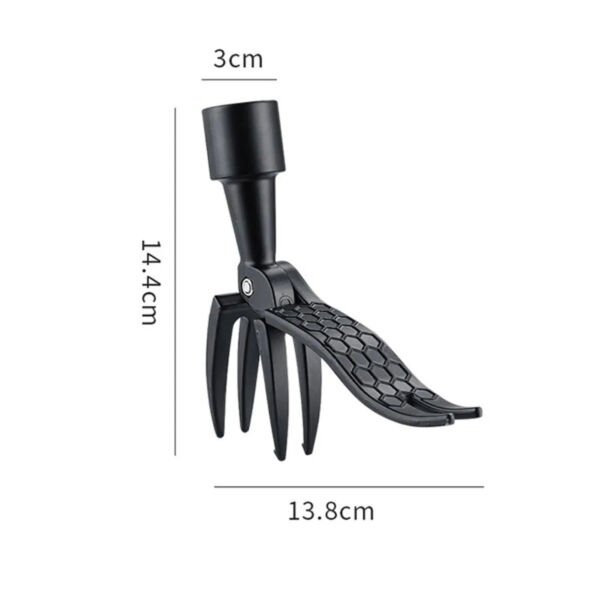 Vibe Geeks Iron Weed Pulling Tool Portable Outdoor Root Remover with Foot Pedal - Image 4