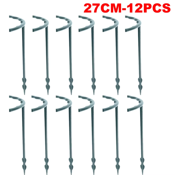 Plastic Plant Support Pile Frame Greenhouse Arrangement Semicircle Fixed Rod Indoor Flower Plant Vine Climbing Bracket - Image 17