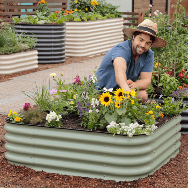 15" Short Birdies Medium Modular Raised Garden Bed - Image 3