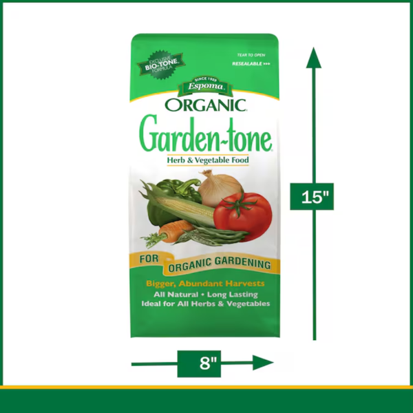 Garden-Tone 8-Lb 3-4-4 Organic Natural Granules All-Purpose Food - Image 5