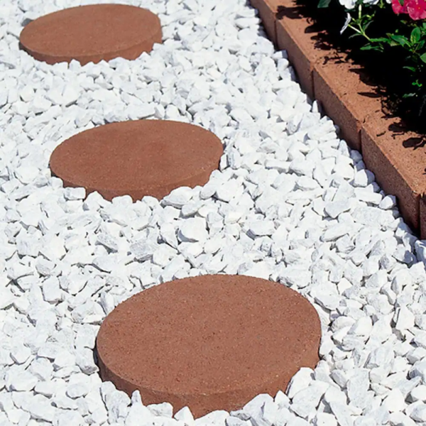 12 In. X 12 In. X 1.75 In. River Red round Concrete Step Stone (168-Pieces/129 Sq. Ft./Pallet) - Image 2
