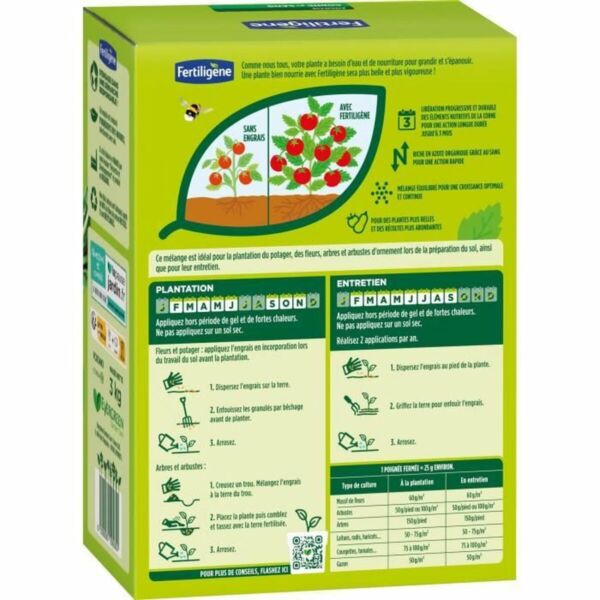 Organic fertiliser Fertiligène 3 Kg - Image 2