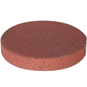 12 In. X 12 In. X 1.75 In. River Red round Concrete Step Stone (168-Pieces/129 Sq. Ft./Pallet)