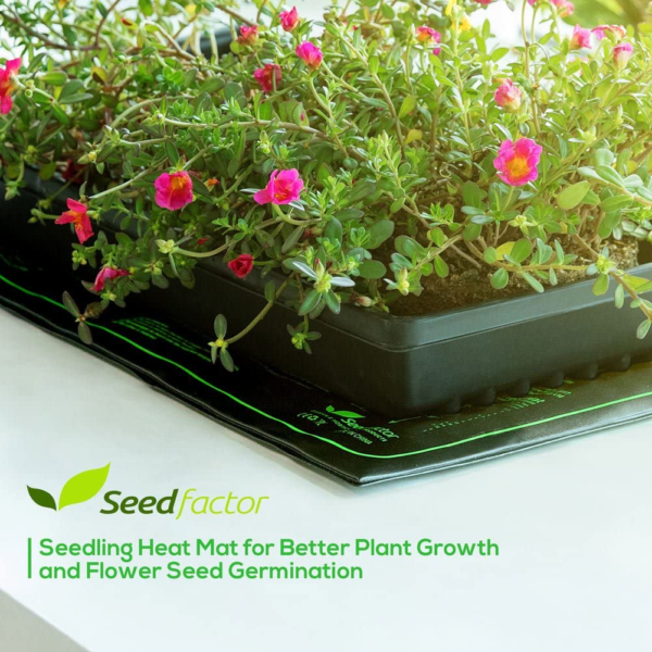 MET Certified Seedling Heat Mat - Waterproof and Durable Germination Station Heating Pad for Indoor Home Gardening (10" x 20") - Image 3