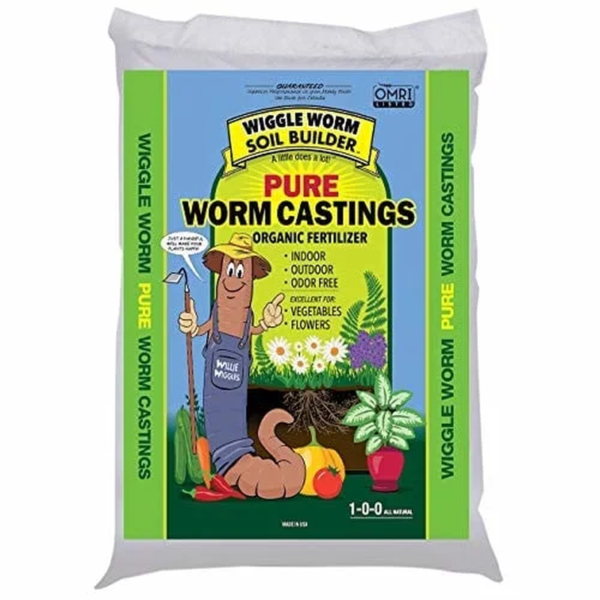 Wiggle Worm Pure Organic Worm Castings - All-Natural Fertilizer for Indoor & Outdoor Plants, Odor-Free, Ideal for Vegetables, Flowers, and Gardens (12 Lbs) - Image 6