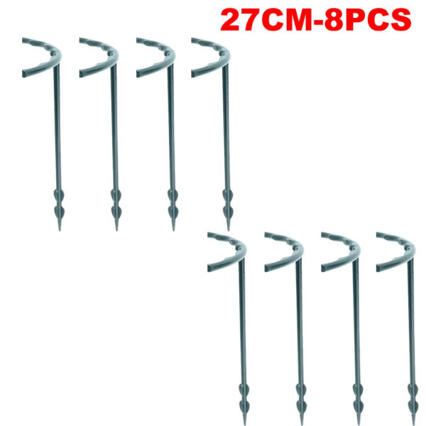 Plastic Plant Support Pile Frame Greenhouse Arrangement Semicircle Fixed Rod Indoor Flower Plant Vine Climbing Bracket - Image 8