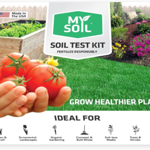 Mysoil Soil Test Kit, Unlock Your Lawn & Garden Potential, Complete & Accurate Nutrient and Ph Analysis with Recommendations Tailored to Your Soil and Plant Needs