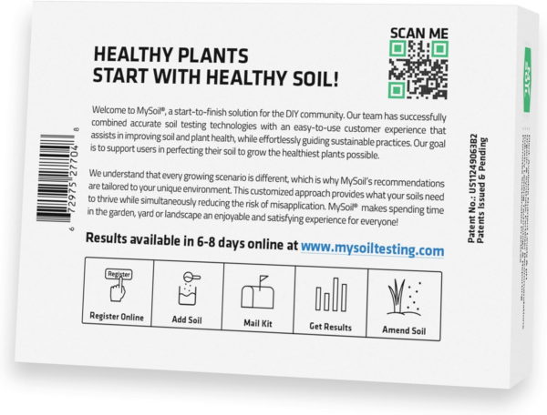 Mysoil Soil Test Kit, Unlock Your Lawn & Garden Potential, Complete & Accurate Nutrient and Ph Analysis with Recommendations Tailored to Your Soil and Plant Needs - Image 4