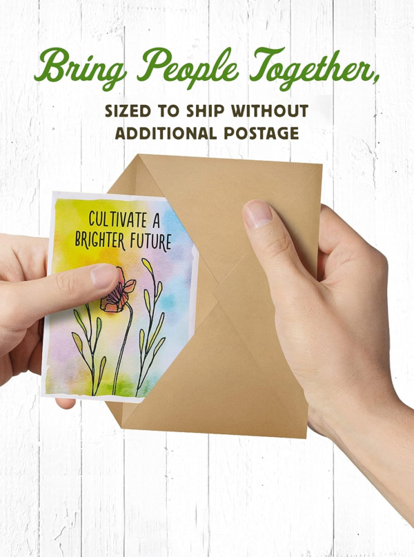 Wildflower Seed Packets Cultivate a Brighter Future Party Favors for Guests (Pack of 20) - Wildflower Seed Mix, Plant Year-Round, Gift for Hostesses, Showers, Weddings, Thank You - Image 4