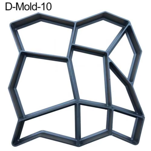 Pave Garden Reusable DIY Stone Road Concrete Cement Brick Paving Pavement Mold Practical Garden Buildings