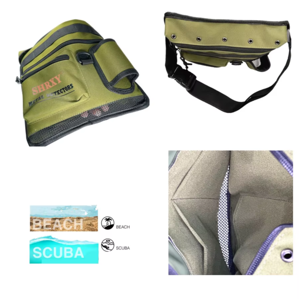 Metal Detector Finds Bag All Terrain Garden Detecting Pouch Accessories Digger Tools Bag - Image 6