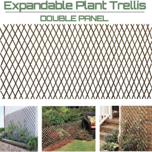 Lattice Fence Willow Expandable Plant Climbing Lattices Trellis Fence,Open Screen Willow Fencing,Willow Expandable Trellis Fence (2)