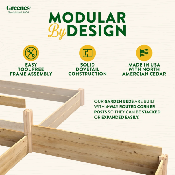 Cedar Raised Garden Bed, Multiple Sizes - Image 6