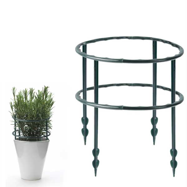 Plastic Plant Support Pile Frame Greenhouse Arrangement Semicircle Fixed Rod Indoor Flower Plant Vine Climbing Bracket - Image 3