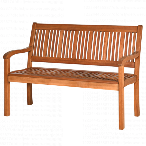 50'' Two Person Outdoor Garden Bench Loveseat Porch Chair Solid Wood W/Armrest - Image 10