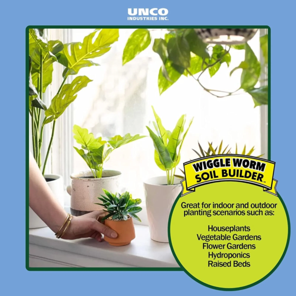 100% Pure Organic Worm Castings - Organic Fertilizer for Houseplants, Vegetables, and More, 4.5-Pounds - Image 5