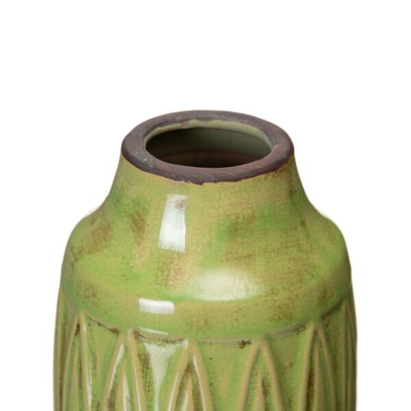 Vase Pistachio Ceramic 12,5 x 12,5 x 22,5 cm - Image 4