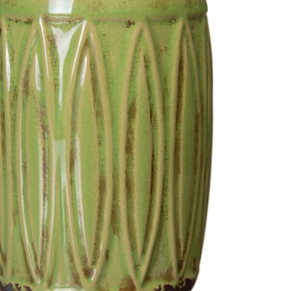 Vase Pistachio Ceramic 12,5 x 12,5 x 22,5 cm - Image 3
