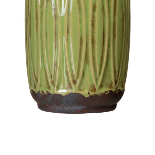 Vase Pistachio Ceramic 12,5 x 12,5 x 22,5 cm - Image 2