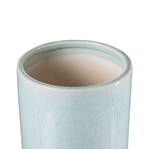 Vase 13 x 13 x 33 cm Ceramic Turquoise - Image 4