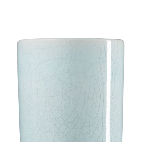 Vase 13 x 13 x 33 cm Ceramic Turquoise - Image 3