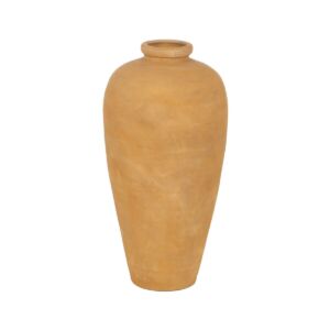 Vase Yellow Ceramic 32 x 32 x 60 cm