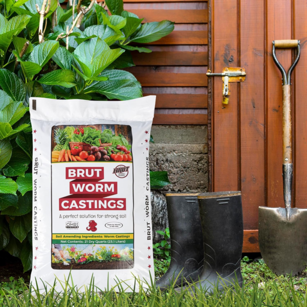 Brut Organic Worm Castings – 30 Lb – Garden'S Elixir for Thriving Blooms & Harvests! - Image 2