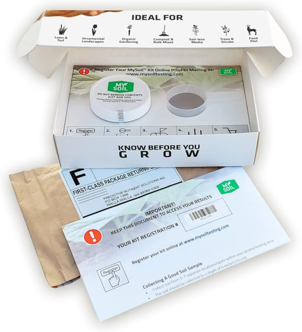 Mysoil Soil Test Kit, Unlock Your Lawn & Garden Potential, Complete & Accurate Nutrient and Ph Analysis with Recommendations Tailored to Your Soil and Plant Needs - Image 7