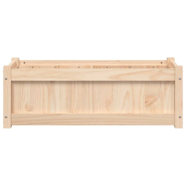 vidaXL Garden Planters Patio Flower Box for Climbing Plants Solid Wood Pine - Image 5