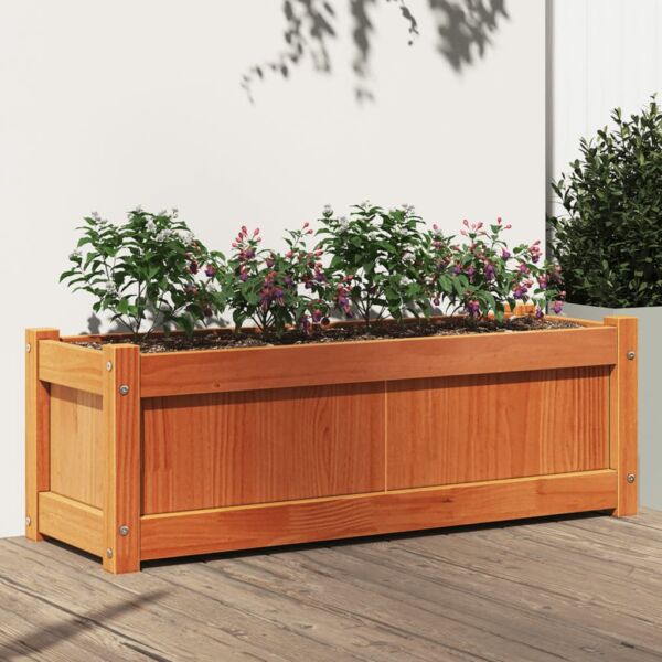 vidaXL Garden Planters Patio Flower Box for Climbing Plants Solid Wood Pine - Image 7