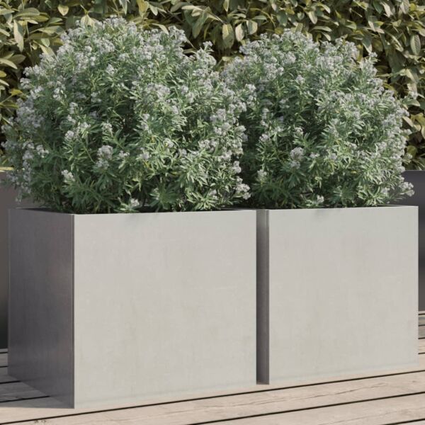 vidaXL Planter Stand Outdoor Raised Garden Bed for Vegetables Corten Steel - Image 21