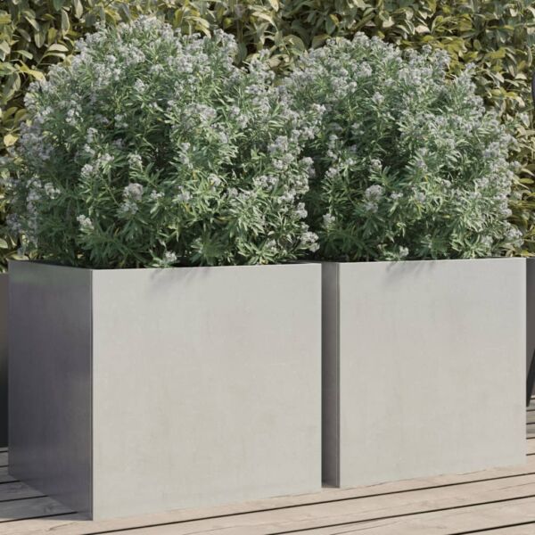 vidaXL Planter Stand Outdoor Raised Garden Bed for Vegetables Corten Steel - Image 20