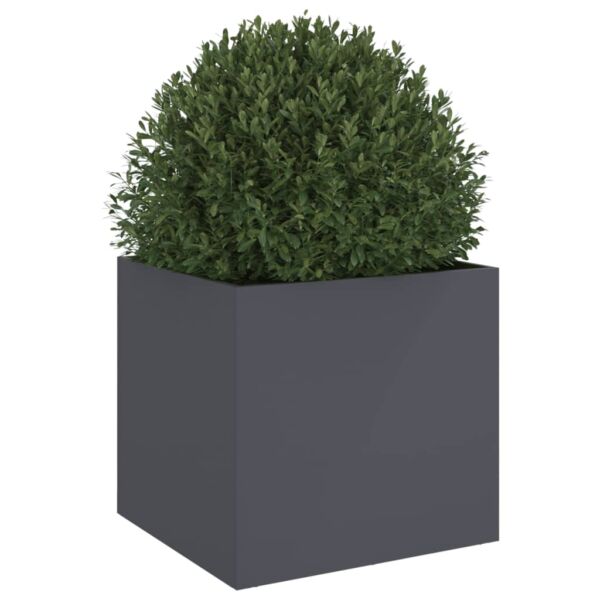 vidaXL Planter Stand Outdoor Raised Garden Bed for Vegetables Corten Steel - Image 4