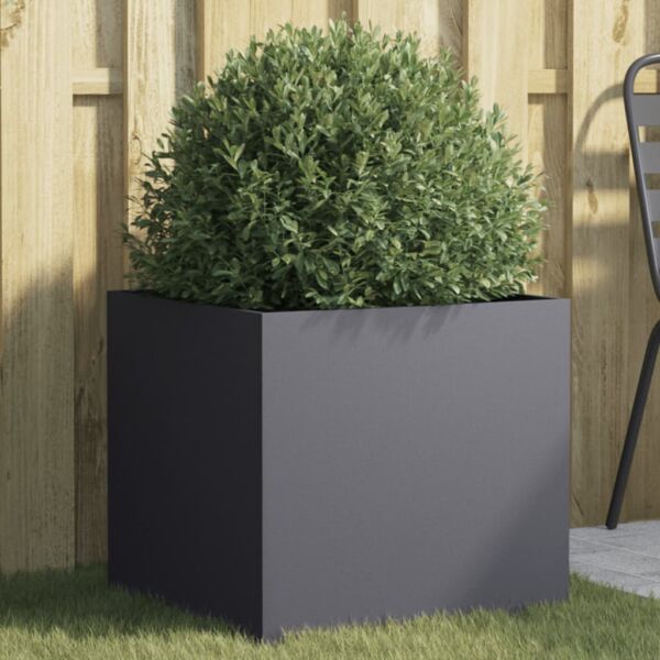 vidaXL Planter Stand Outdoor Raised Garden Bed for Vegetables Corten Steel - Image 8