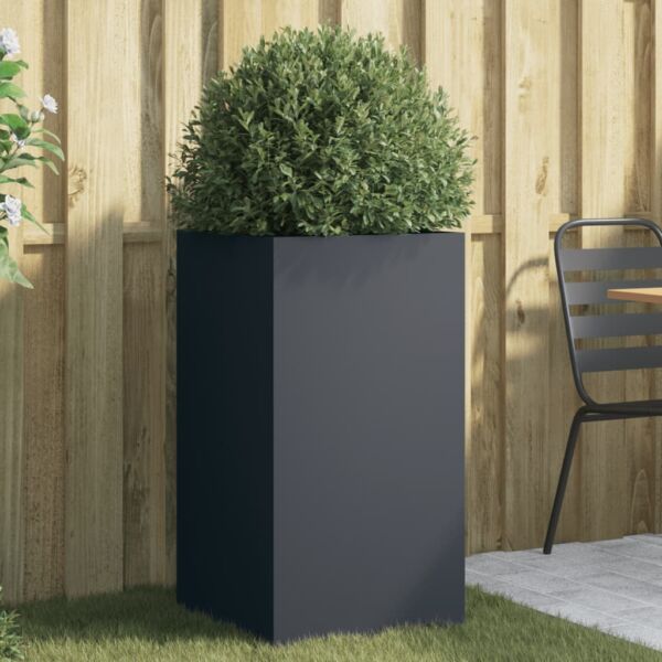 vidaXL Planter Stand Outdoor Raised Garden Bed for Vegetables Corten Steel - Image 10