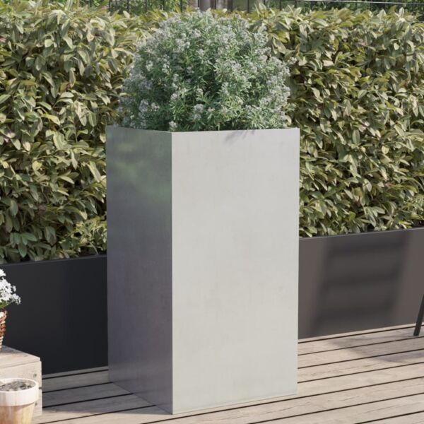 vidaXL Planter Stand Outdoor Raised Garden Bed for Vegetables Corten Steel - Image 17