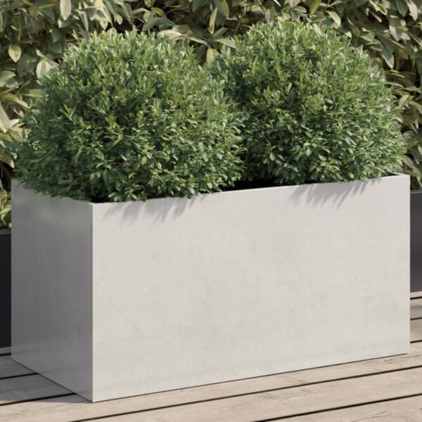 vidaXL Planter Stand Outdoor Raised Garden Bed for Vegetables Corten Steel - Image 22