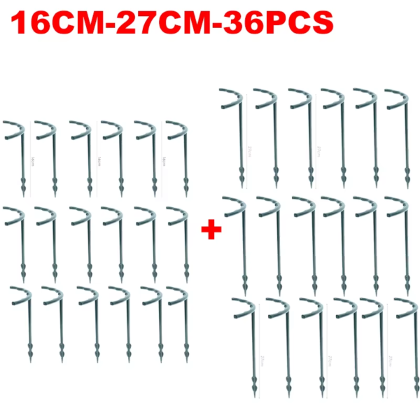 Plastic Plant Support Pile Frame Greenhouse Arrangement Semicircle Fixed Rod Indoor Flower Plant Vine Climbing Bracket - Image 10
