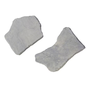 20 In. and 21 In. Irregular Concrete Blue Variegated Stepping Stones Kit (20-Piece)