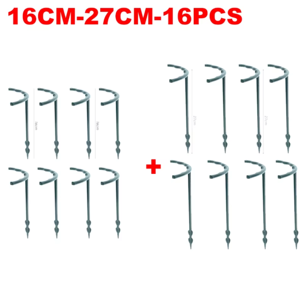 Plastic Plant Support Pile Frame Greenhouse Arrangement Semicircle Fixed Rod Indoor Flower Plant Vine Climbing Bracket - Image 14