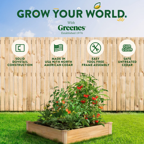 Cedar Raised Garden Bed, Multiple Sizes - Image 8