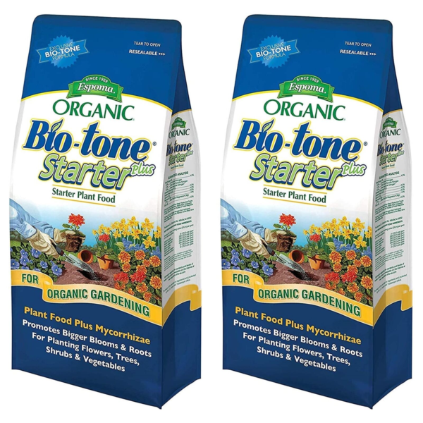 Espoma (BTS4) Organic Bio-Tone Starter plus Starter Plant Food, 4# Bag (2 Pack)