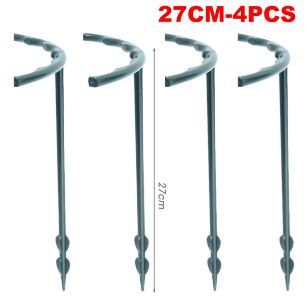 Plastic Plant Support Pile Frame Greenhouse Arrangement Semicircle Fixed Rod Indoor Flower Plant Vine Climbing Bracket - Image 16