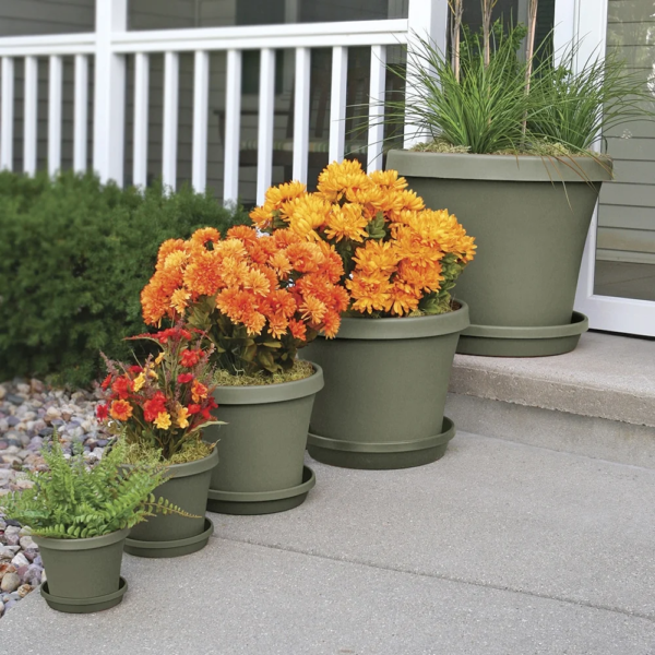 Terra Pot Planter 12" Living Green - Image 2