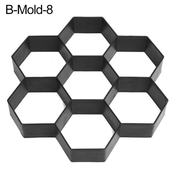 Pave Garden Reusable DIY Stone Road Concrete Cement Brick Paving Pavement Mold Practical Garden Buildings - Image 5
